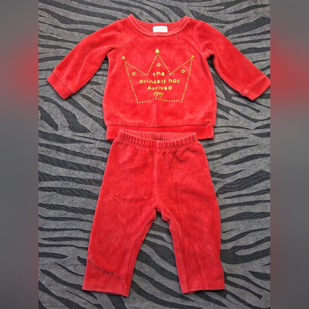 First Impressions Red Princess Outfit 3-6m